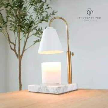 Elegant Showcase Pro Candle Warmer Lamp with Dimmable Feature