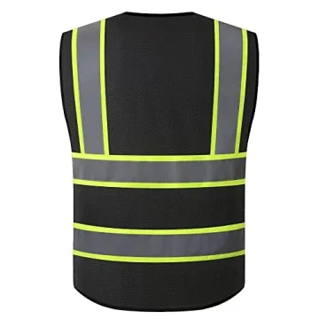 Reflective Safety Vest for Men & Women with Pockets