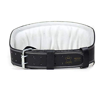 Harbinger 6 Inch Padded Leather Weightlifting Belt