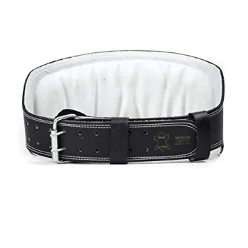 Harbinger 6 Inch Padded Leather Weightlifting Belt