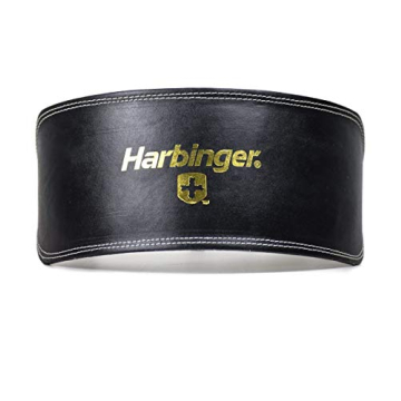 Harbinger 6 Inch Padded Leather Weightlifting Belt