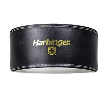 Harbinger 6 Inch Padded Leather Weightlifting Belt
