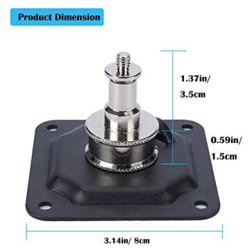 Light Wall and Ceiling Mount for Photo Studio Lighting Solutions