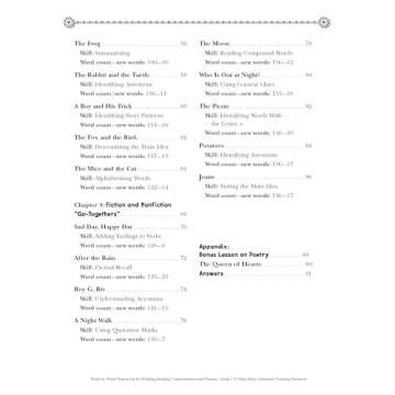 Week-by-Week Homework for Building Reading Comprehension & Fluency: Grade 1