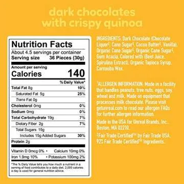 Unreal Candy Coated Quinoa Gems - Delicious & Vegan 5oz Bag