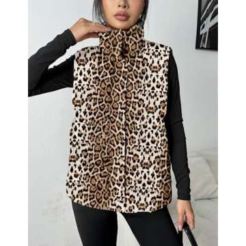 Zeagoo Women Puffer Vest Lightweight Stylish Zip Up