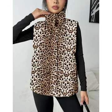 Zeagoo Women Puffer Vest Lightweight Stylish Zip Up