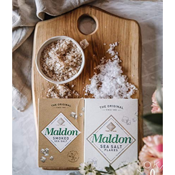 Maldon Smoked Sea Salt Flakes, Gourmet Flavor Enhancer
