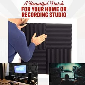 Premium Soundproof Wall Panels - Ideal for Home & Studio