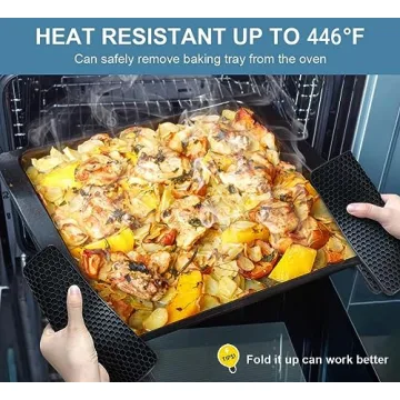 Walfos Silicone Trivet Mats for Heat Protection and Versatility