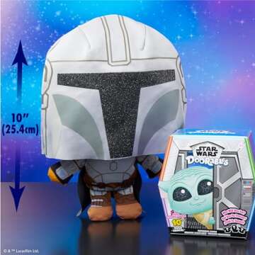 Just Play Star Wars™ Doorables Puffables Plush – Star Wars: The Mandalorian™, 10-inch Collecti...