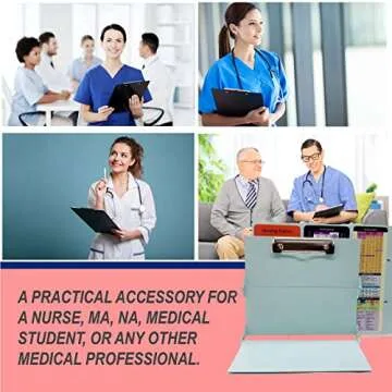 Essential Nursing Clipboard with Cheat Sheets in Mint