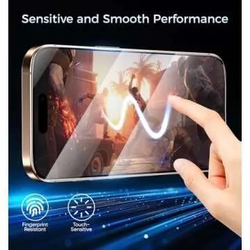 MAGIC JOHN iPhone 16 Pro Max Screen Protector - Easy Installation