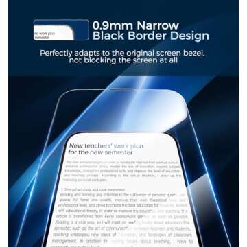 MAGIC JOHN iPhone 16 Pro Max Screen Protector - Easy Installation