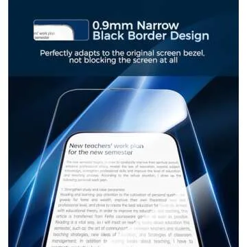 MAGIC JOHN iPhone 16 Pro Max Screen Protector - Easy Installation