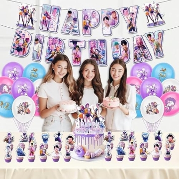 81-Piece Birthday Decoration Set for All Ages