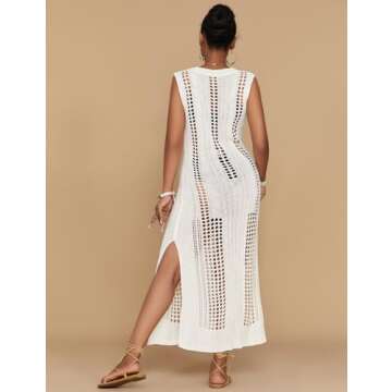 Bsubseach Crochet Beach Cover Ups for Women, Summer Chic