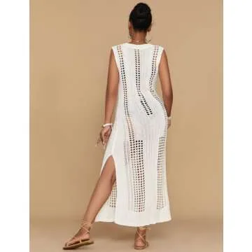 Bsubseach Crochet Beach Cover Ups for Women, Summer Chic