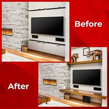 Hüngsmart Heavy Duty Floating Shelf Brackets for All Spaces