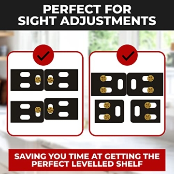 Hüngsmart Heavy Duty Floating Shelf Brackets for All Spaces