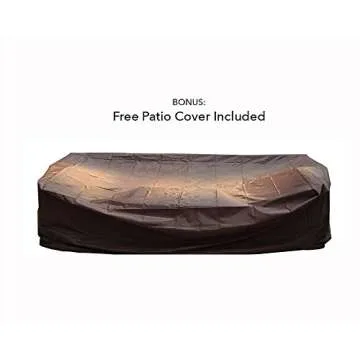 Ohana 20-Piece Outdoor Patio Furniture Sofa, Dining and Chaise Lounge Set, Black Wicker with Beige Cushions - Free Patio Cover