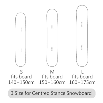 MONS Snowboard Protection Sleeve Lightweight Durable Cover