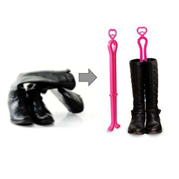 ONEDONE Folding Boot Shaper Boot Stands for Tall Boots Storage Boot holders Boots Knee High Shoes Cl...