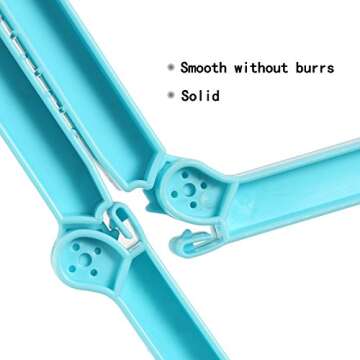 ONEDONE Folding Boot Shaper Boot Stands for Tall Boots Storage Boot holders Boots Knee High Shoes Clip Support Stand -5Pack