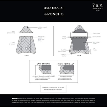 Warm 7AM Enfant Baby Carrier Cover with Plush Lining