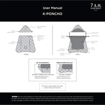 Warm 7AM Enfant Baby Carrier Cover with Plush Lining