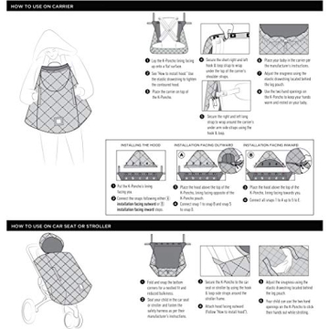 Warm 7AM Enfant Baby Carrier Cover with Plush Lining