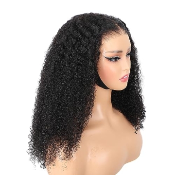 ISEE Glueless Lace Front Afro Kinky Curly Wig