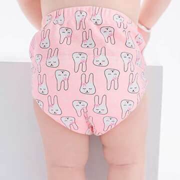 Adorable Potty Training Underwear for Girls Boys - Size 3T in Pink