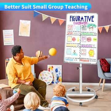 Mobile Whiteboard – 36 x 24 inches Portable Magnetic Dry Erase Board, 3' x 2' Stand Easel White Bo...