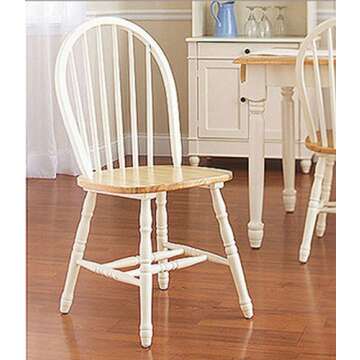 Stylish White Dining Room Set for 6 with Bench