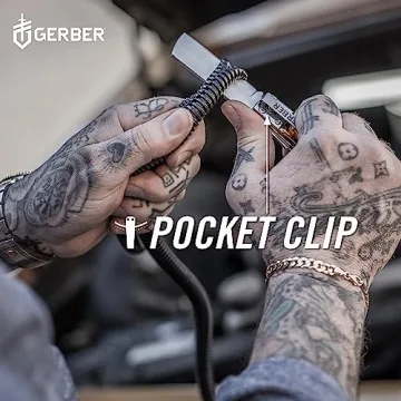 Gerber Jukebox EDC Pocket Knife with Straight Edge Blade