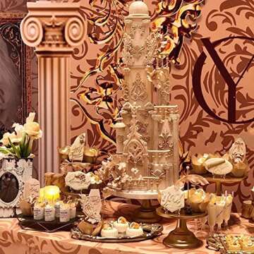 Elegant Gold Cake Stand Set for All Occasions