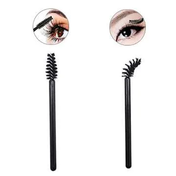400 Pack Mini Mascara Wands for Flawless Eyelash Application