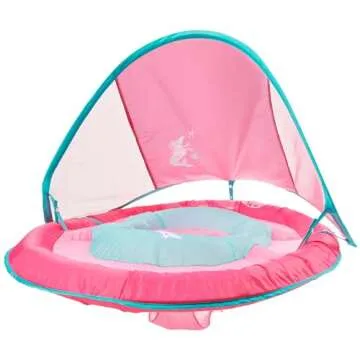 SwimWays Baby Spring Float Sun Canopy, Pink Mermaid Unicorn