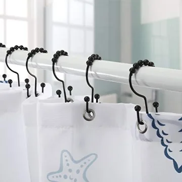 Rust Proof Goowin Shower Curtain Hooks - Durable & Stylish
