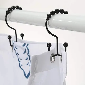 Rust Proof Goowin Shower Curtain Hooks - Durable & Stylish