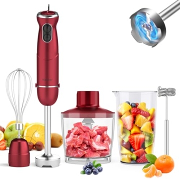 Powerful 1000W 5-in-1 Immersion Blender for All Cooking Needs