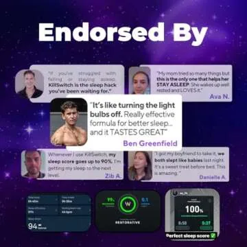 Magnesium Hot Chocolate Killswitch Nootropics Brain & Sleep Support Supplement - Calming Magnesium Powder Promotes Restful Nights & Productive Days - Real Cacao, Sugar-Free, Made in USA