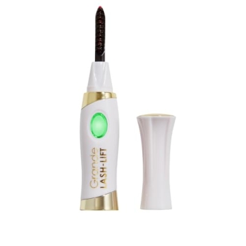 Grande Cosmetics LASH-LIFT Heated Lash Curler, Rechargeable and Travel Friendly, 2 Heat Settings, Wh...