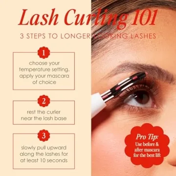 Grande Cosmetics Heated Lash Curler for Perfect Curls