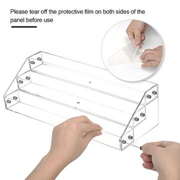Umirokin Acrylic Nail Polish Rack - 3 Tier Organizer
