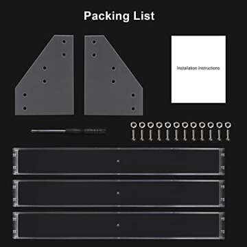 Umirokin Acrylic Nail Polish Rack - 3 Tier Organizer