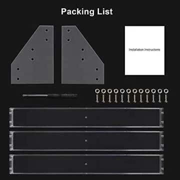 Umirokin Acrylic Nail Polish Rack - 3 Tier Organizer