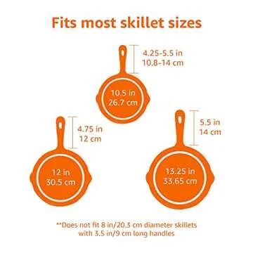 Amazon Basics Silicone Pot Holder Hot Skillet Rectangular Handle Cover for kitchen, Red, 5.6"L x 1.9"W