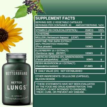 Betterbrand BetterLungs: Daily Respiratory Health Supplement